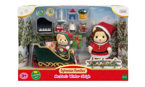 Sylvanian Families Mr. Lion's Winter Sleigh SF5568