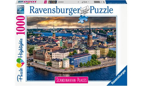 Ravensburger Stockholm Sweden Puzzle 1000pc RB16742-5