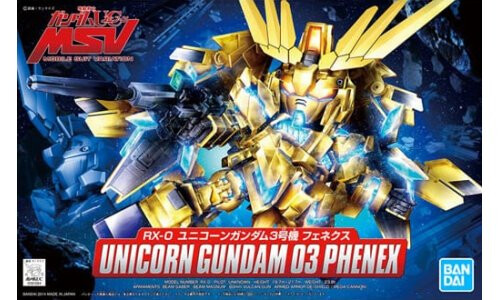 Bandai BB Senshi RX-0 Unicorn Gundam 03 Phenex G5060677