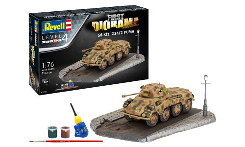 Revell First Diorama Set Sd.Kfz. 234/2 Puma 03298