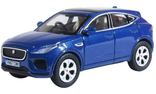 Oxford Diecast Caesium Blue Jaguar E Pace 76JEP001