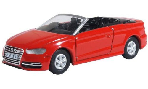 Oxford Diecast Misano Red Audi S3 Cabriolet 76S3003