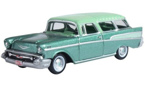 Oxford Diecast Surf Green Highland Green Chevrolet Nomad 1957 87CN57006