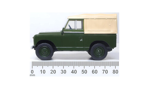 Oxford Land Rover SeriesII Swb Canvas Reme 43LR2S006 Side