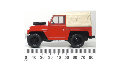 Oxford Land Rover Lightweight Red 43LRL011 Side