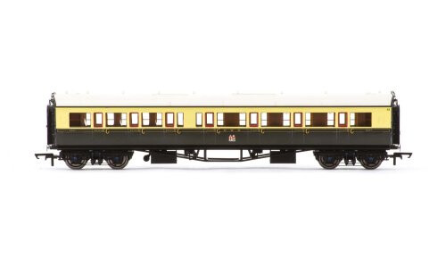 Hornby GWR, Collett 'Bow Ended' Corridor Composite (R/H), 6527 - Era 3 R4683A