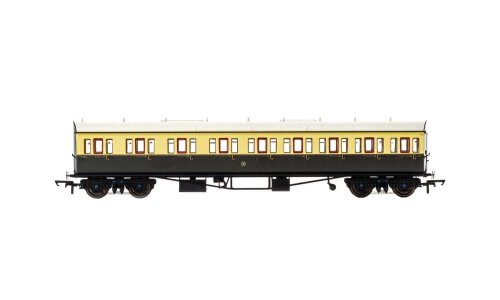 Hornby GWR, Collett 57' Bow Ended E131 Nine Compartment Composite (Left Hand), 6360 - Era 3 R4874