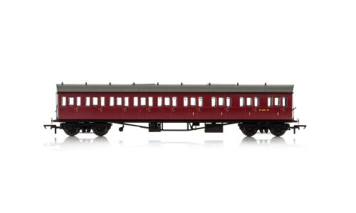 Hornby BR, Collett 57' Bow Ended E131 Nine Compartment Composite (Right Hand), W6631W - Era 4 R4879