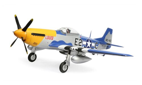 E-flite P-51D Mustang 1.5m Smart BNF Basic with AS3X and SAFE Select EFL01250