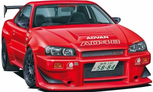 Aoshima 1/24 Nissan MCR BNR34 Skyline GT-R 2002 A006351