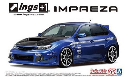 Aoshima 1/24 Subaru Ings GRB Impreza WRX STI 2007 A005875