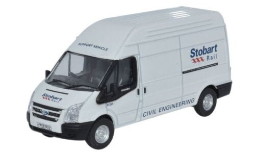 Oxford Diecast Ford Transit LWB High Roof Stobart 76FT010