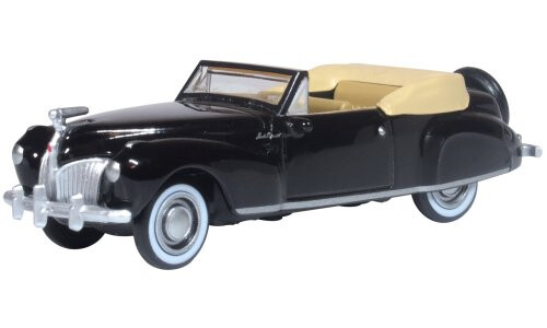 Oxford Diecast Lincoln Continental 1941 Black and Tan 87LC41006