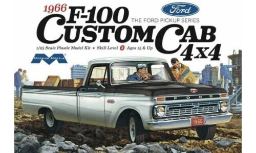 Moebius 1966 Ford F100 Custom Cab 4x4 Truck 1236