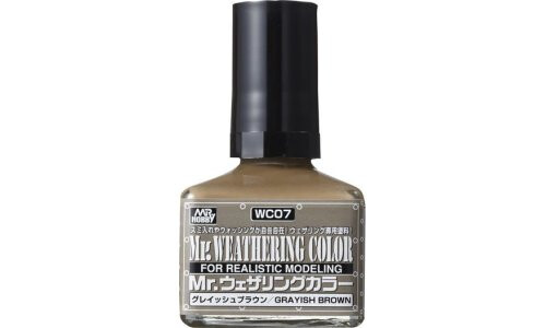 Mr Hobby Mr Weathering Greyish Brown WC07