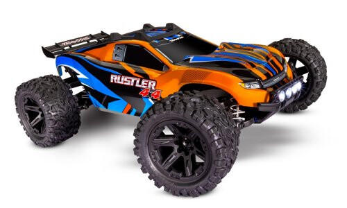 Traxxas Rustler 4x4 Brushed 1/10 Stadium Truck Orange Edition 67064-61