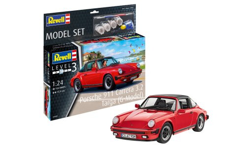 Revell Model Set Porsche 911 Carrera 3.2 Targa (G-Model) 67689