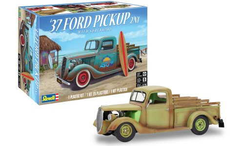 Revell 1937 Ford Pickup Street Rod with Surf Board 14516