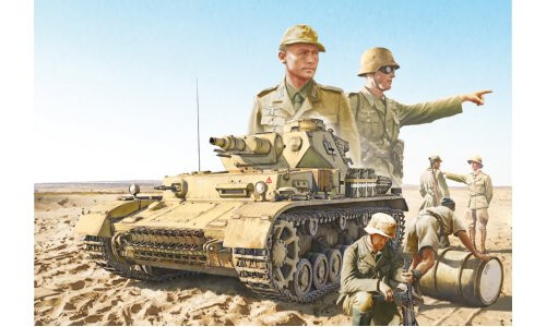 Italeri Pz.Kpfw.IV F1/F2/G With Afrika Korps Infantry 6593