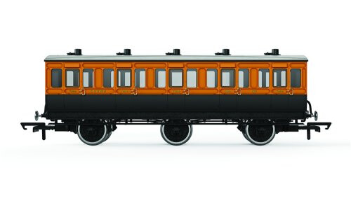 Hornby LSWR, 6 Wheel Coach, 3rd Class, 821 - Era 2 R40291