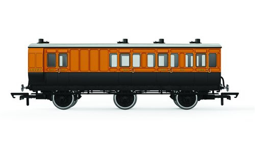 Hornby LSWR, 6 Wheel Coach, 3rd Class, 648 - Era 2 R40293