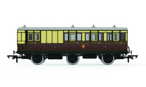 Hornby GWR, 6 Wheel Coach, 3rd Class, 2548 - Era 2/3 R40308