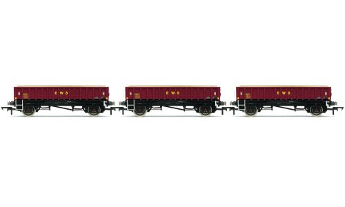 Hornby MHA Ballast Wagon, Three Pack, EWS - Era 9 R60161