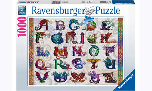 Ravensburger Dragon Alphabet Puzzle 1000pc RB16814-9