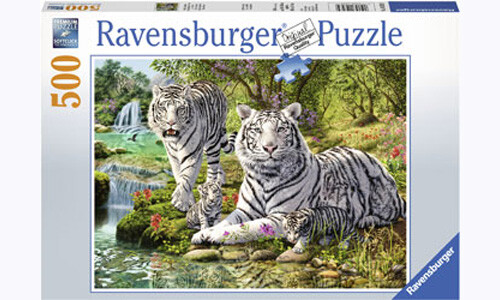 Ravensburger White Cat Puzzle 500 pieces RB14793-9