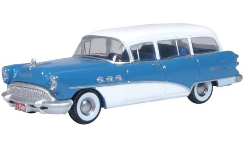 Oxford Buick Century Estate Wagon 1954 Blue Arctic White 87BCE54001