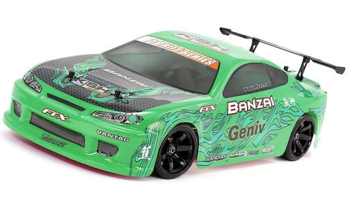 FTX Banzai RC Drift Brushed Car Green Edition FTX-5529G