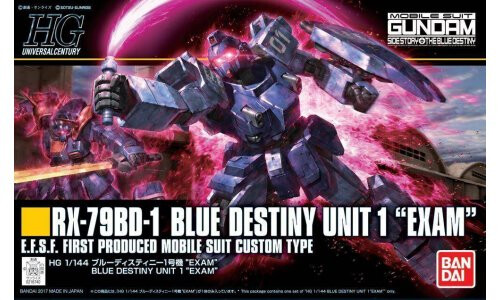 Bandai HG 1/144 BLUE DESTINY UNIT1 EXAM 5058268