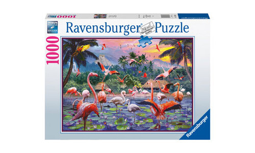 Ravensburger Pink Flamingos 1000pc RB17082-1