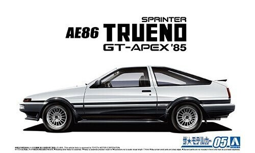 Aoshima Toyota AE86 Sprinter Trueno GT-Apex '85 A006141