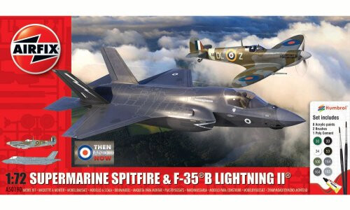 Airfix Supermarine Spitfire & F-35B Lightning II 'Then and Now' A50190