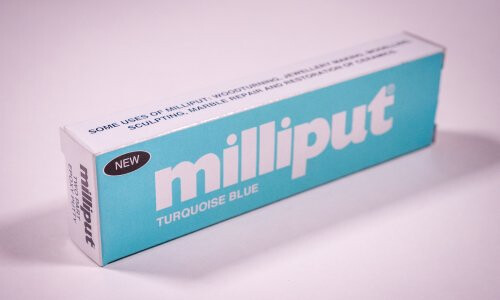 Model Engines Milliput Turquoise Epoxy Putty MPT-TURQUOISE