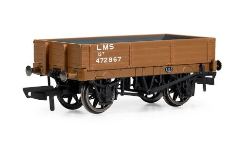 Hornby 3 Plank Wagon, LMS - Era 3 R60188