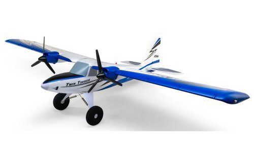 E-flite Twin Timber 1.6m BNF Basic with AS3X and SAFE Select EFL23850