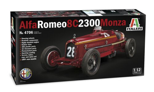 Italeri Alfa Romeo 8C 2300 Monza 4706S