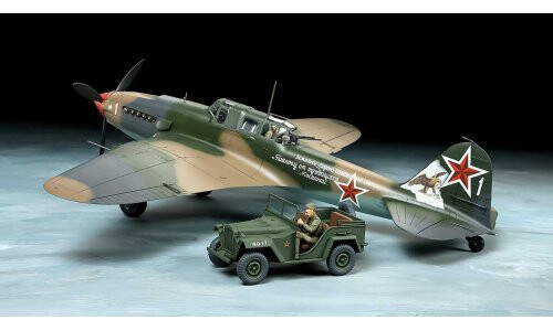 Tamiya llyushin ll-2 Shturmovik with Gaz 67B Set 25212