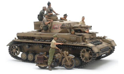 Tamiya German Panzer IV AUSF.F-Motorcycle Set North Africa
Motorcycle Set North Africa 25208