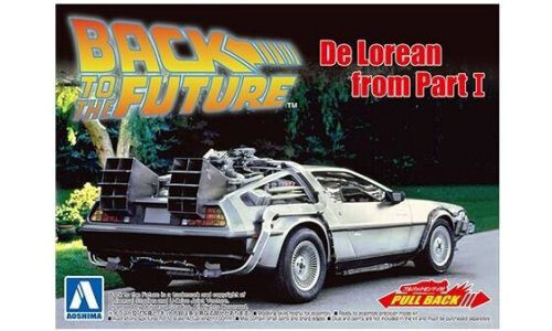 Aoshima Back To The Future Pullback Delorean From Part I A005475