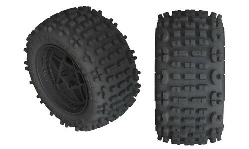 Arrma 1/10 dBoots Backflip LP Front/Rear 3.8 Pre-Mounted Tires ARAC9468 AR550050