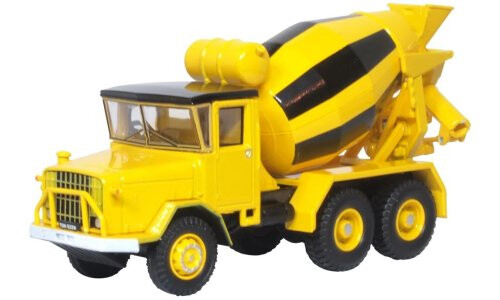 Oxford Diecast Yellow and Black AEC 690 Cement Mixer 76ACM002