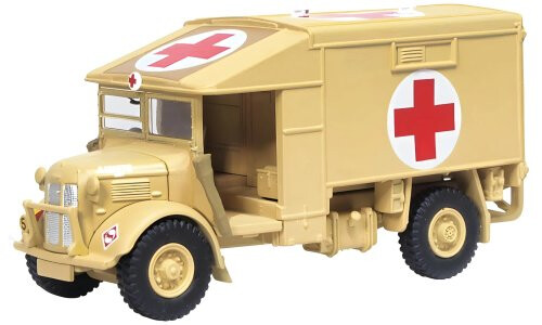 Oxford Diecast RASC-Katy Western Desert Austin K2 Ambulance 76K2001