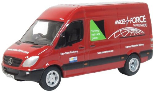 Oxford Diecast Parcelforce Mercedes Sprinter 76MSV005