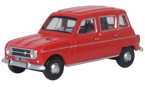 Oxford Diecast Renault 4 Red 76RN002