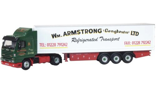 Oxford Diecast Scania 143 40ft Fridge Trailer William Armstrong 76S143005