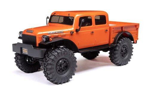 Axial SCX24 Dodge Power Wagon 4WD Rock Crawler Brushed RTR, Orange AXI00007T1