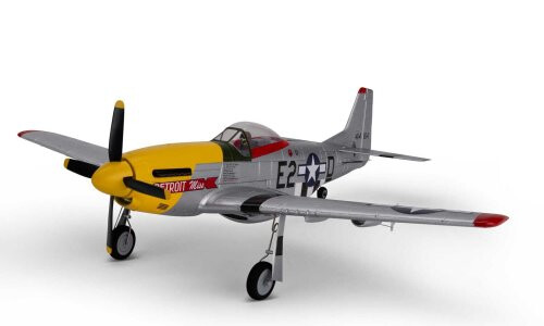 E-flite UMX P-51D Mustang “Detroit Miss” BNF Basic with AS3X and SAFE Select EFLU7350